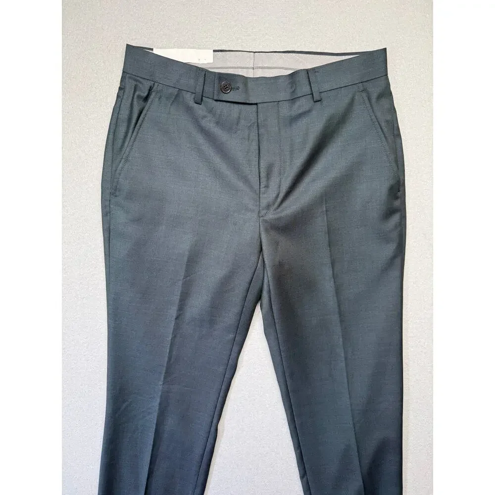 Calvin Klein Men's Slim Fit Wool Blend Suit green 36S 30x30 $650